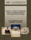 Image for Conner V. Long U.S. Supreme Court Transcript of Record with Supporting Pleadings