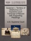 Image for Queenan V. Territory of Oklahoma U.S. Supreme Court Transcript of Record with Supporting Pleadings