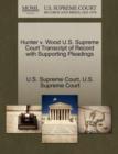 Image for Hunter V. Wood U.S. Supreme Court Transcript of Record with Supporting Pleadings