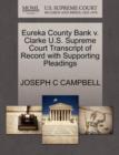 Image for Eureka County Bank V. Clarke U.S. Supreme Court Transcript of Record with Supporting Pleadings