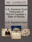 Image for U.S. Supreme Court Transcripts of Record Coppage v. State of Kansas