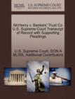 Image for McHenry V. Bankers&#39; Trust Co U.S. Supreme Court Transcript of Record with Supporting Pleadings