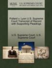 Image for Pollard V. Lyon U.S. Supreme Court Transcript of Record with Supporting Pleadings