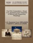 Image for Fox Film Corporation V. Doyal U.S. Supreme Court Transcript of Record with Supporting Pleadings
