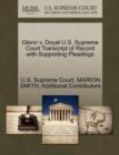 Image for Glenn V. Doyal U.S. Supreme Court Transcript of Record with Supporting Pleadings