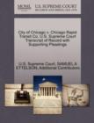 Image for City of Chicago V. Chicago Rapid Transit Co. U.S. Supreme Court Transcript of Record with Supporting Pleadings