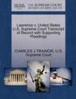 Image for Lawrence V. United States U.S. Supreme Court Transcript of Record with Supporting Pleadings