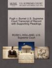 Image for Pugh V. Burnet U.S. Supreme Court Transcript of Record with Supporting Pleadings