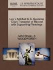 Image for Lay V. Mitchell U.S. Supreme Court Transcript of Record with Supporting Pleadings