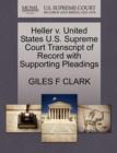 Image for Heller V. United States U.S. Supreme Court Transcript of Record with Supporting Pleadings