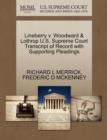 Image for Lineberry V. Woodward &amp; Lothrop U.S. Supreme Court Transcript of Record with Supporting Pleadings