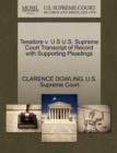 Image for Tessitore V. U S U.S. Supreme Court Transcript of Record with Supporting Pleadings