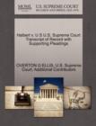 Image for Halbert V. U S U.S. Supreme Court Transcript of Record with Supporting Pleadings
