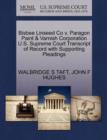 Image for Bisbee Linseed Co V. Paragon Paint &amp; Varnish Corporation U.S. Supreme Court Transcript of Record with Supporting Pleadings