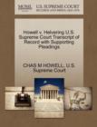 Image for Howell V. Helvering U.S. Supreme Court Transcript of Record with Supporting Pleadings