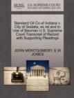 Image for Standard Oil Co of Indiana V. City of Sedalia, Ex Rel and to Use of Bauman U.S. Supreme Court Transcript of Record with Supporting Pleadings