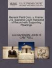 Image for General Paint Corp. V. Kramer U.S. Supreme Court Transcript of Record with Supporting Pleadings