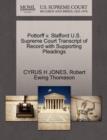 Image for Pottorff V. Stafford U.S. Supreme Court Transcript of Record with Supporting Pleadings