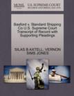 Image for Basford V. Standard Shipping Co U.S. Supreme Court Transcript of Record with Supporting Pleadings