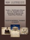 Image for Gustin V. Worthington Mower Co U.S. Supreme Court Transcript of Record with Supporting Pleadings