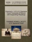Image for Earwood V. U S U.S. Supreme Court Transcript of Record with Supporting Pleadings