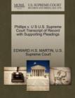 Image for Phillips V. U S U.S. Supreme Court Transcript of Record with Supporting Pleadings