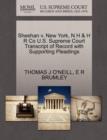 Image for Sheehan V. New York, N H &amp; H R Co U.S. Supreme Court Transcript of Record with Supporting Pleadings