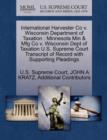 Image for International Harvester Co V. Wisconsin Department of Taxation