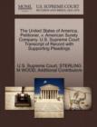Image for The United States of America, Petitioner, V. American Surety Company. U.S. Supreme Court Transcript of Record with Supporting Pleadings