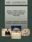 Image for Barlow V. State of Utah U.S. Supreme Court Transcript of Record with Supporting Pleadings