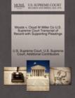 Image for Woods V. Cloyd W Miller Co U.S. Supreme Court Transcript of Record with Supporting Pleadings