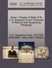 Image for Bute V. People of State of Ill U.S. Supreme Court Transcript of Record with Supporting Pleadings
