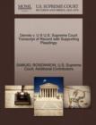 Image for Dennis V. U S U.S. Supreme Court Transcript of Record with Supporting Pleadings