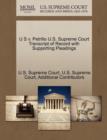 Image for U S V. Petrillo U.S. Supreme Court Transcript of Record with Supporting Pleadings