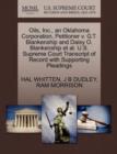Image for Oils, Inc., an Oklahoma Corporation, Petitioner V. G.T. Blankenship and Daisy O. Blankenship Et Al. U.S. Supreme Court Transcript of Record with Supporting Pleadings