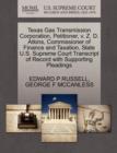 Image for Texas Gas Transmission Corporation, Petitioner, V. Z. D. Atkins, Commissioner of Finance and Taxation, State U.S. Supreme Court Transcript of Record with Supporting Pleadings