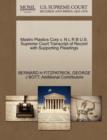 Image for Mastro Plastics Corp V. N L R B U.S. Supreme Court Transcript of Record with Supporting Pleadings