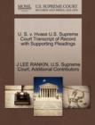 Image for U. S. V. Hvass U.S. Supreme Court Transcript of Record with Supporting Pleadings