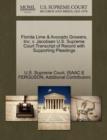 Image for Florida Lime &amp; Avocado Growers, Inc. V. Jacobsen U.S. Supreme Court Transcript of Record with Supporting Pleadings