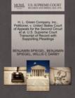 Image for H. L. Green Company, Inc., Petitioner, V. United States Court of Appeals for the Second Circuit Et Al. U.S. Supreme Court Transcript of Record with Supporting Pleadings