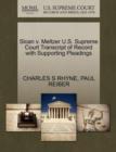 Image for Sloan V. Meltzer U.S. Supreme Court Transcript of Record with Supporting Pleadings