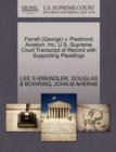 Image for Farrell (George) V. Piedmont Aviation, Inc. U.S. Supreme Court Transcript of Record with Supporting Pleadings