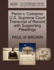 Image for Perini V. Colosimo U.S. Supreme Court Transcript of Record with Supporting Pleadings