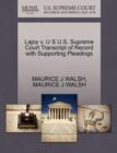 Image for Lajoy V. U S U.S. Supreme Court Transcript of Record with Supporting Pleadings