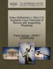 Image for Arkey (Katherine) V. Ohio U.S. Supreme Court Transcript of Record with Supporting Pleadings