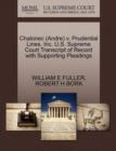 Image for Chalonec (Andre) V. Prudential Lines, Inc. U.S. Supreme Court Transcript of Record with Supporting Pleadings