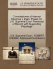 Image for Commissioner of Internal Revenue V. Idaho Power Co. U.S. Supreme Court Transcript of Record with Supporting Pleadings