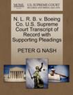 Image for N. L. R. B. V. Boeing Co. U.S. Supreme Court Transcript of Record with Supporting Pleadings