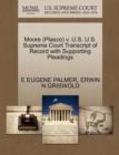 Image for Moore (Plasco) V. U.S. U.S. Supreme Court Transcript of Record with Supporting Pleadings