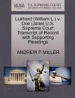 Image for Lukhard (William L.) V. Doe (Jane) U.S. Supreme Court Transcript of Record with Supporting Pleadings